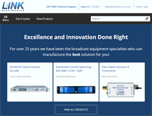 Tablet Screenshot of linkelectronics.com